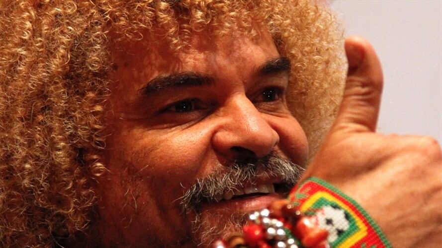 Carlos ' Pibe' Valderrama, exjugador de la Selección Colombia. Foto: Colprensa - Mario Franco
