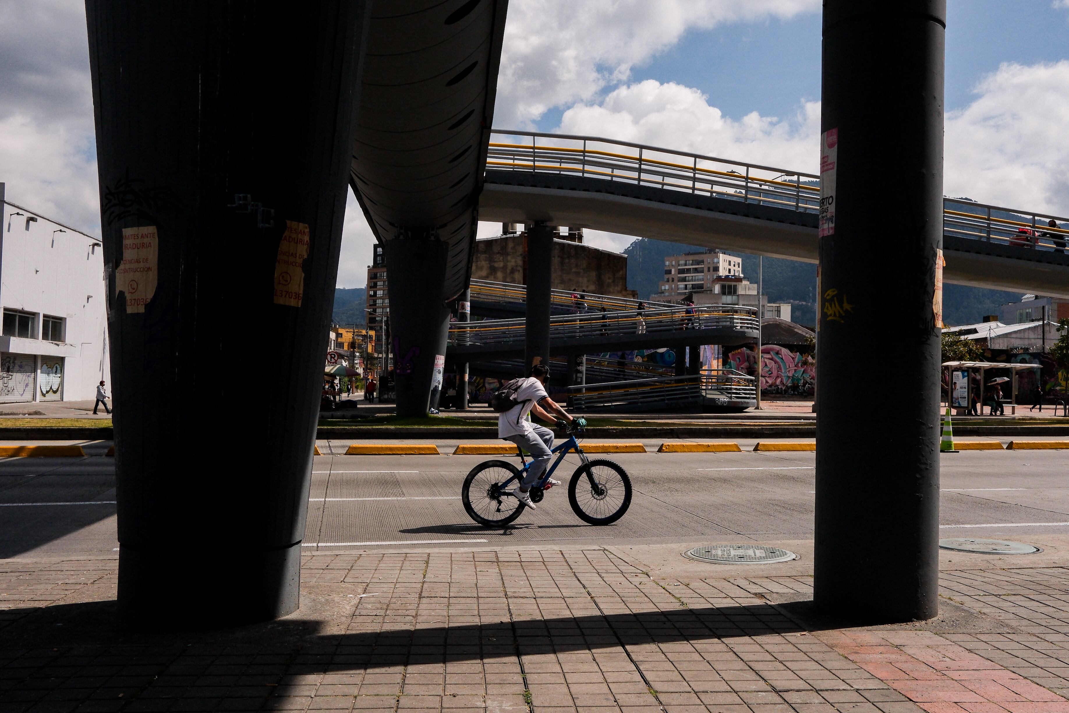 Bogotá. Febrero 01 de 2024. Jornada de día sin carro y sin moto en Bogotá. (Colprensa - Mariano Vimos)