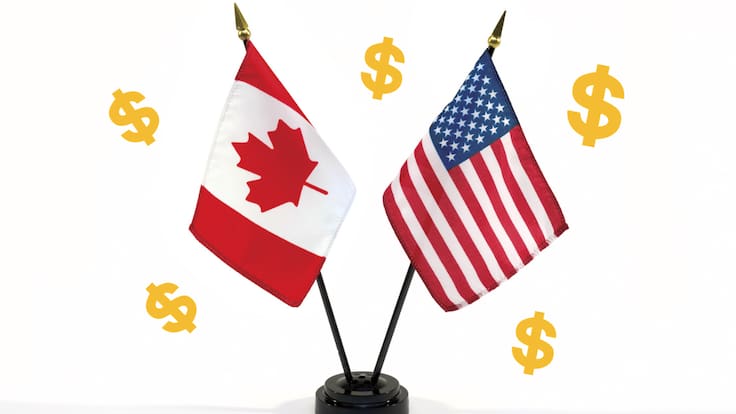 Canadá y Estados Unidos costos de vida (Getty Images)