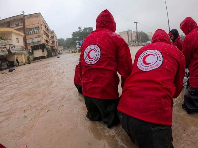 Ciclón en Libia | Foto: EFE