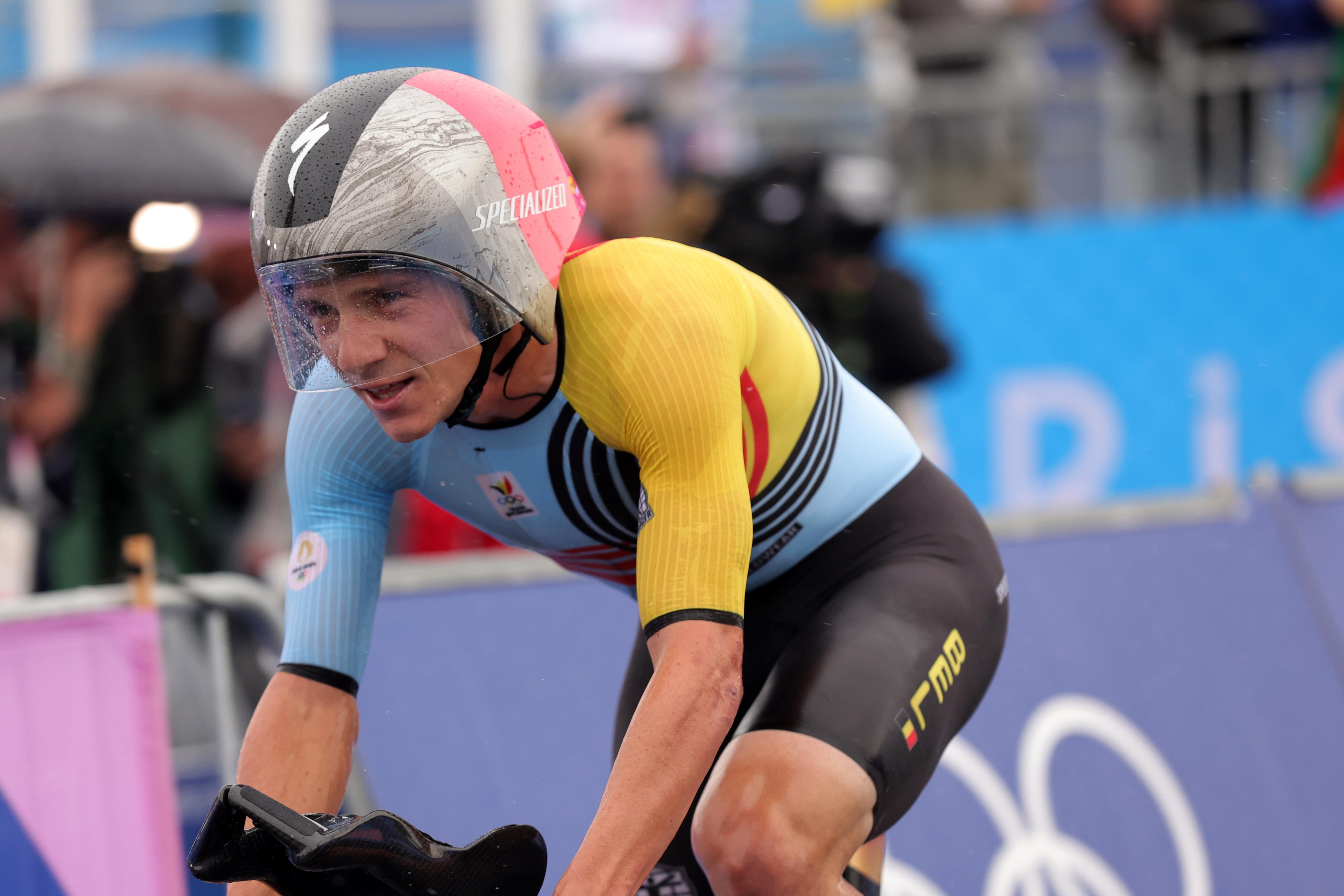 Remco Evenepoel de Bélgica. Foto: EFE/EPA/TERESA SUAREZ
