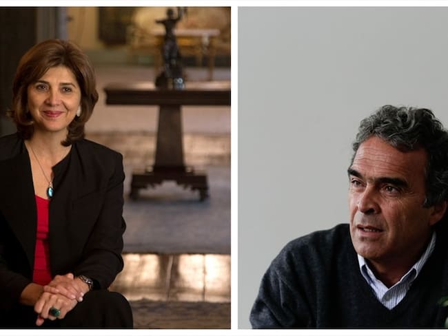 María Angela Holguín y Sergio Fajardo. Foto: Colprensa