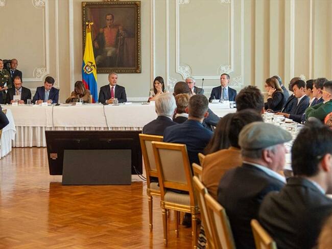 Comité del paro no asistió a diálogo entre el Gobierno y sector educativo . Foto: presidencia