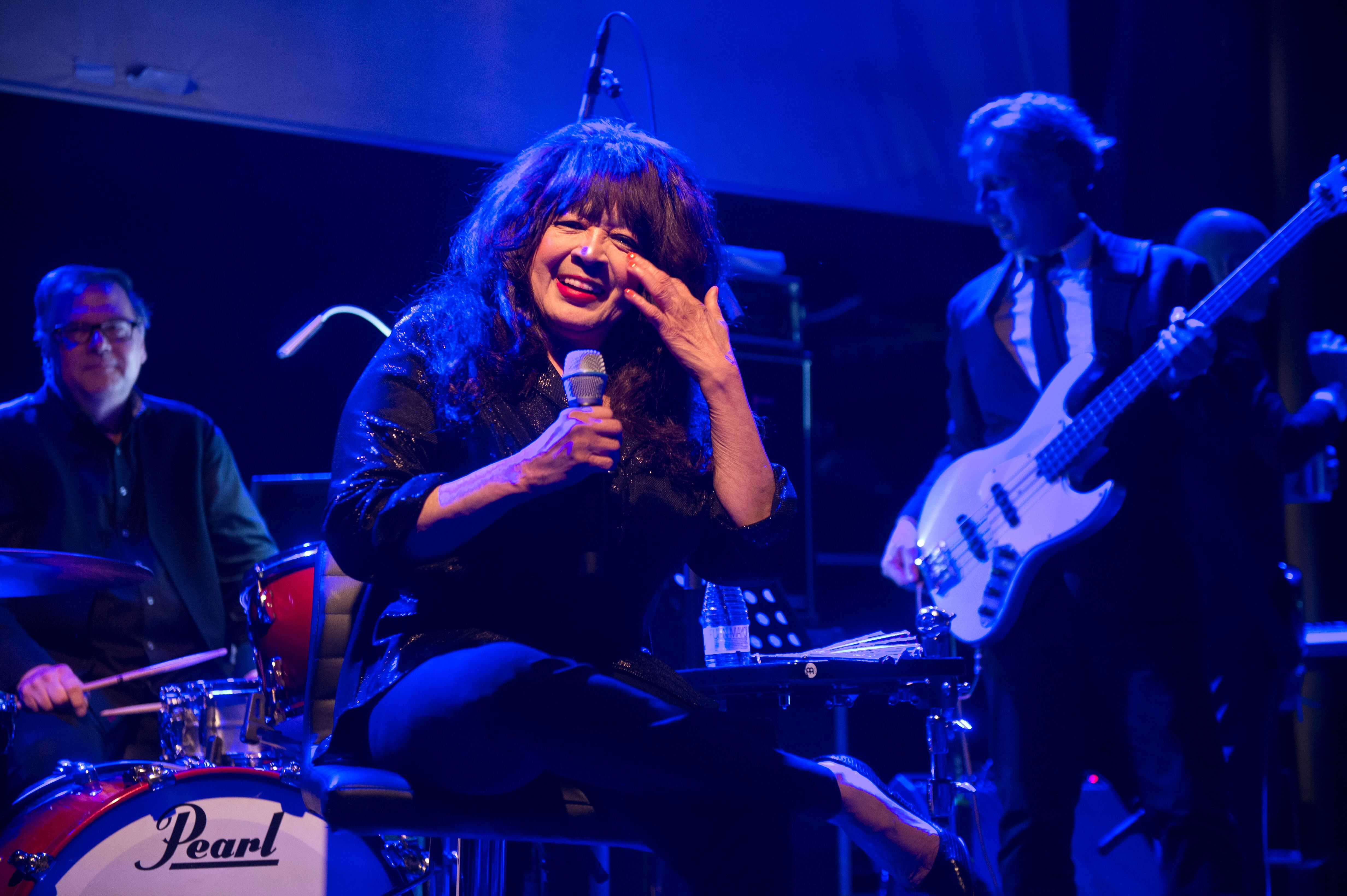 BARCELONA, SPAIN - JUNE 18:  Ronnie Spector performs on stage at Sala Apolo on June 18, 2018 in Barcelona, Spain.  (Photo by Jordi Vidal/Redferns)