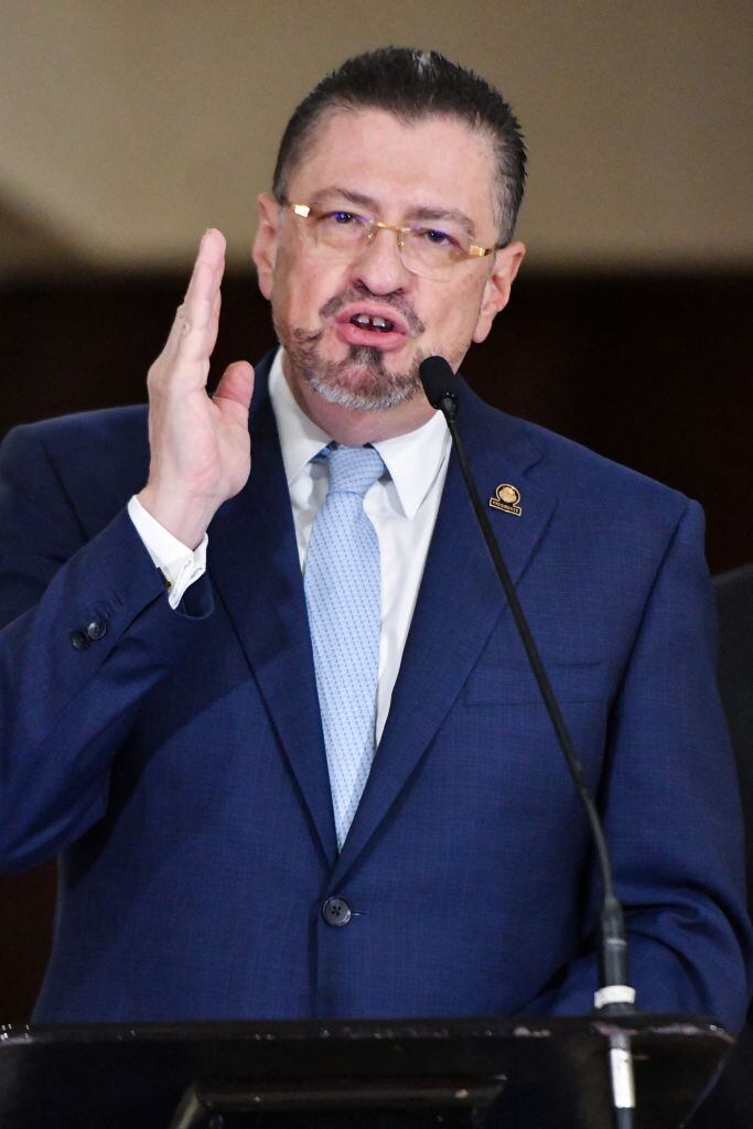 Rodrigo Chaves, presidente Costa Rica | Photo by EZEQUIEL BECERRA/AFP via Getty Images
