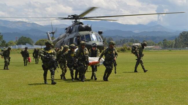Enfrentamientos en Nariño-Archivo. Foto: Colprensa