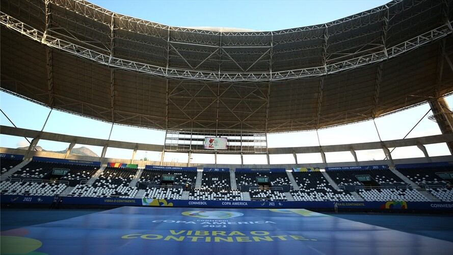Estadio Olímpico Nilton Santos de Brasil. Foto: Buda Mendes/Getty Images