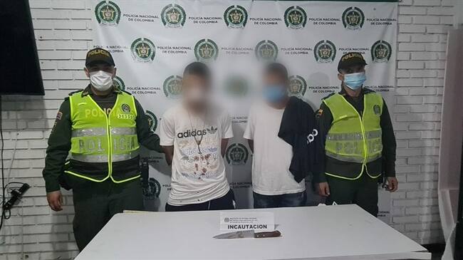 El hecho violento ocurrió en horas de la noche del jueves 15 de julio en el sur de Cali. Foto: Policía Nacional