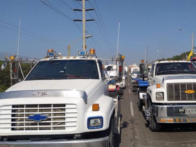 William Dau insiste en que camioneros deben pagar peajes. Foto: Cortesía