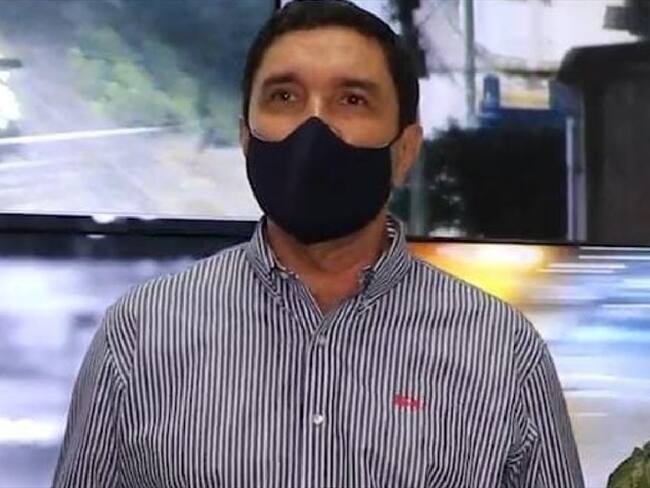 Juan Carlos Cárdenas. Foto: Tomada del video de la Policía de Bucaramanga.