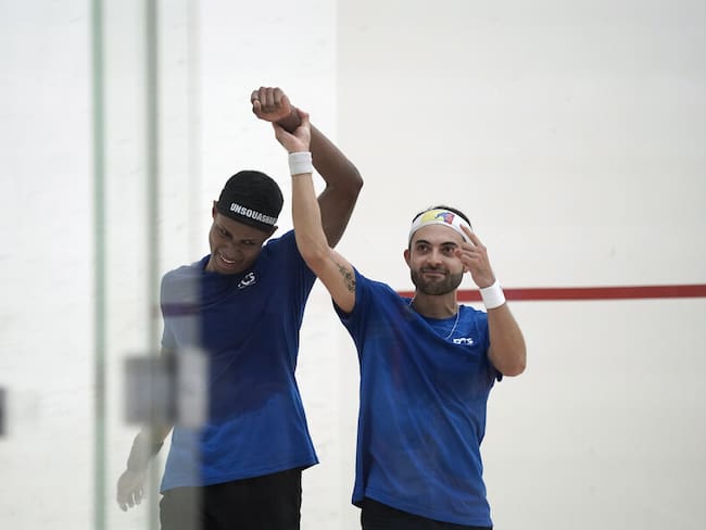 Colombia vence a México y vuelve a reinar en dobles masculino de squash en Panamericanos. Foto: Juegos Panamericanos Twitter.