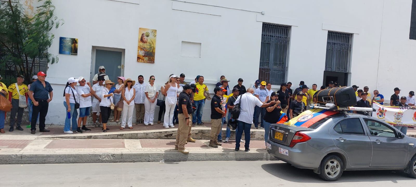 Planton en Santa Marta/ Gissell Campo