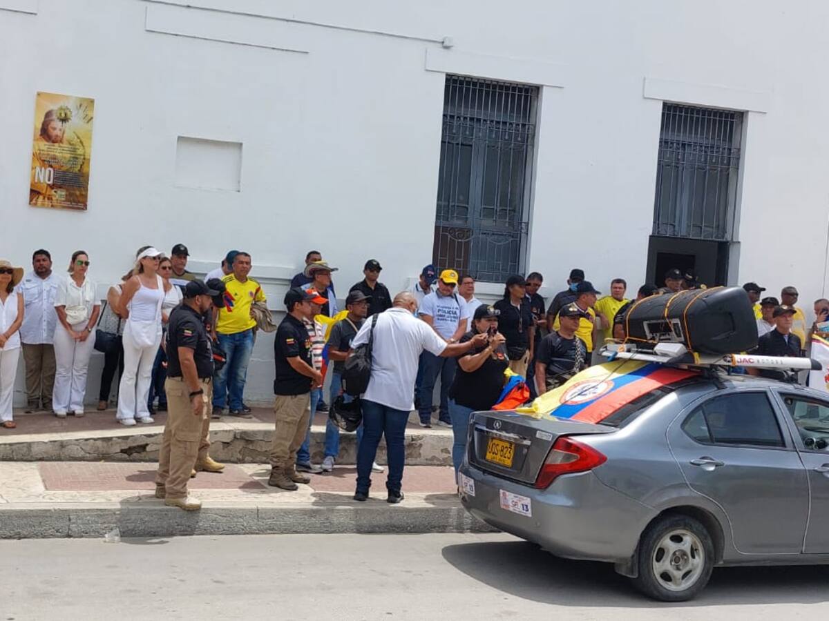 Poca asistencia en Santa Marta durante plantón en contra del Gobierno Nacional