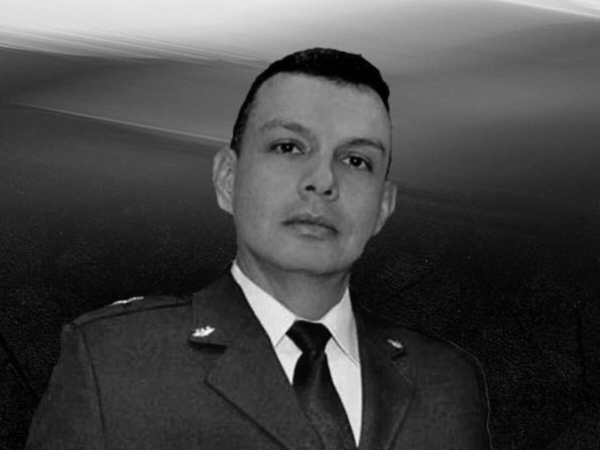 Teniente coronel Mario Andrés Espinosa González. Foto: Fuerza Aérea Colombiana