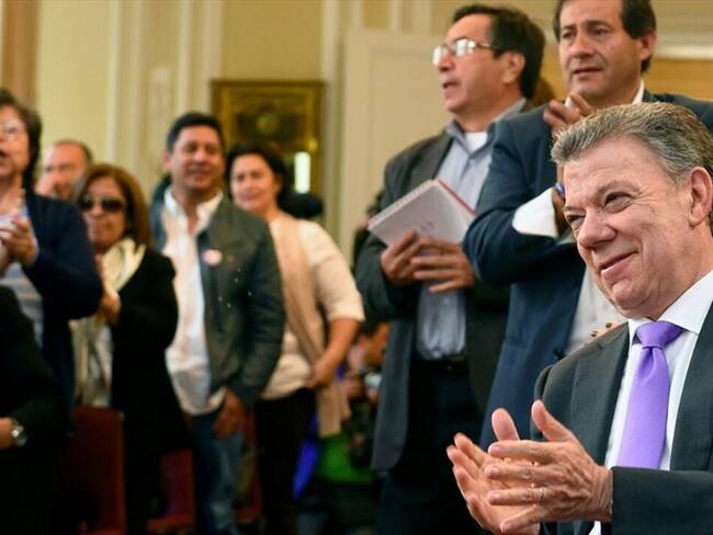 Juan Manuel Santos . Foto: (Colprensa / Foto suministrada por SIG).