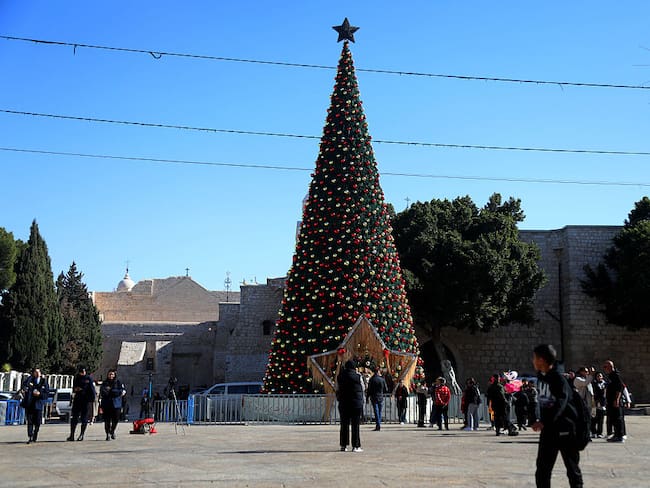 Por primera vez, el árbol de Navidad se encenderá en Gaza tras más de tres años de guerra