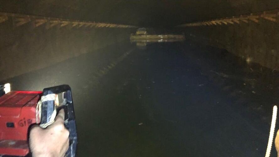 Se espera que la casa de máquinas de Hidroituango esté sin agua finalizando el mes de febrero. Foto: Cortesía