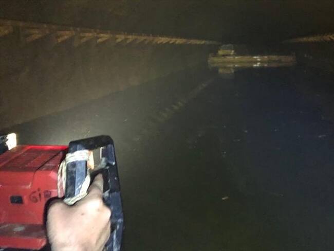 Se espera que la casa de máquinas de Hidroituango esté sin agua finalizando el mes de febrero. Foto: Cortesía