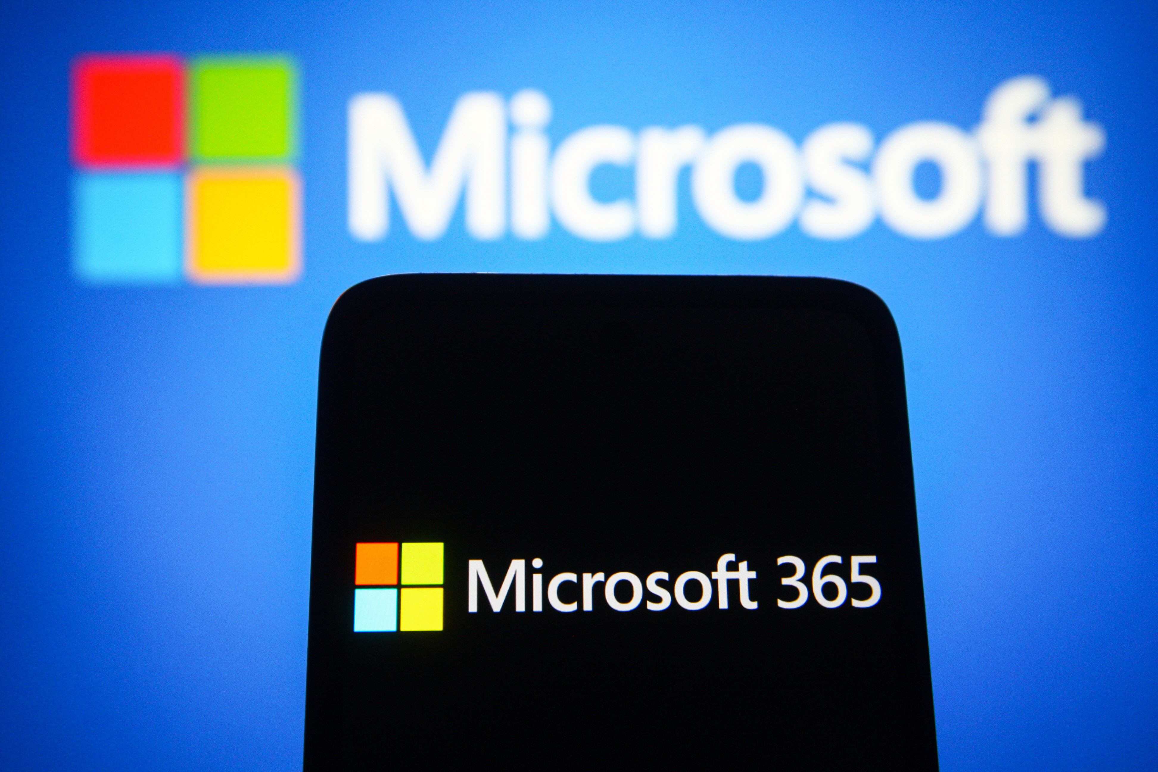 Logo de Microsoft 365. 
(Foto: Pavlo Gonchar/SOPA Images/LightRocket via Getty Images)