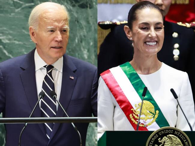 Joe Biden y Caludia Sheinbaum. I Fotos: Getty Images.