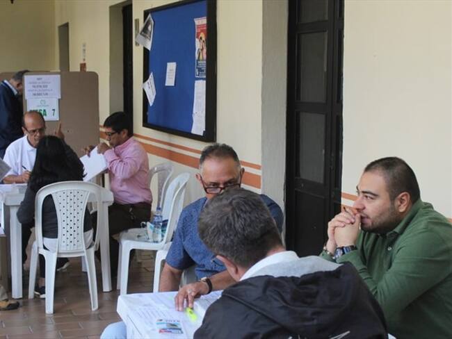 Con normalidad avanzan las votaciones en el Cauca. Foto: Prensa Alcaldía de Popayán
