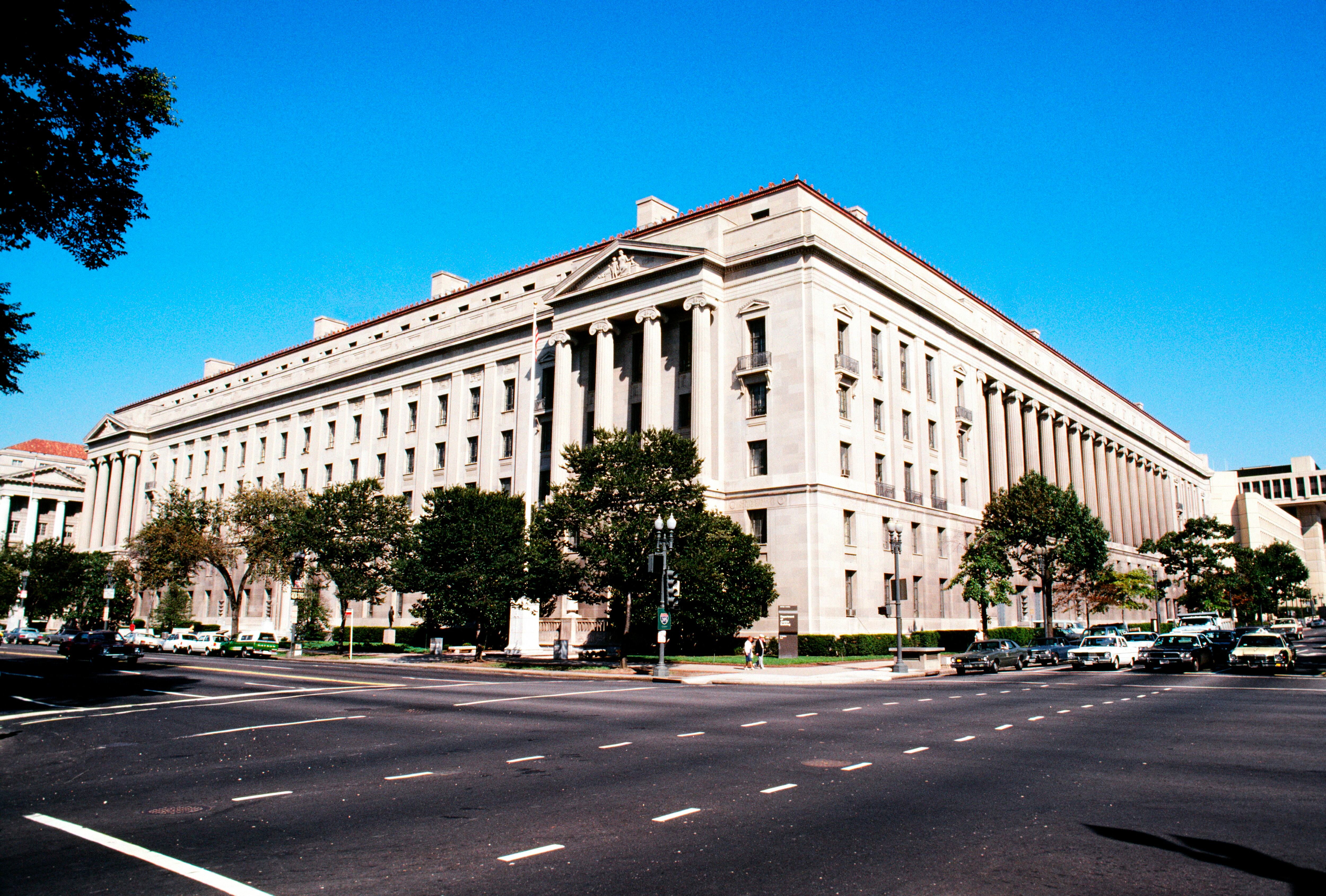 Departamento de Justica de Estados Unidos. Foto: Getty Images