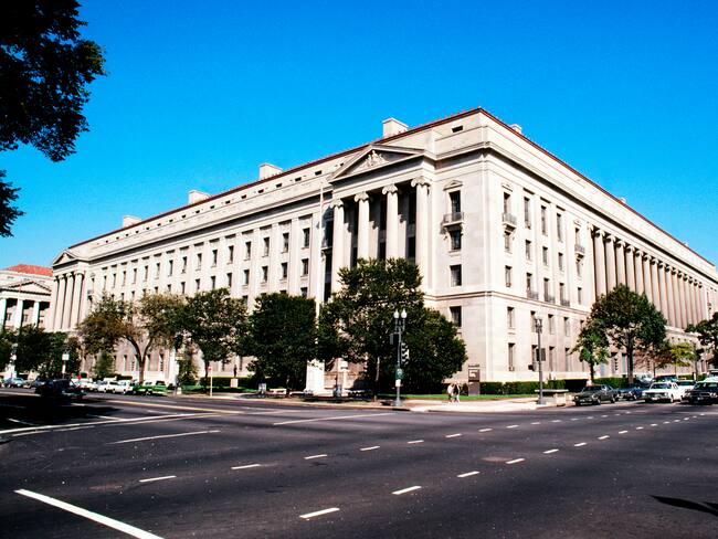 Departamento de Justica de Estados Unidos. Foto: Getty Images
