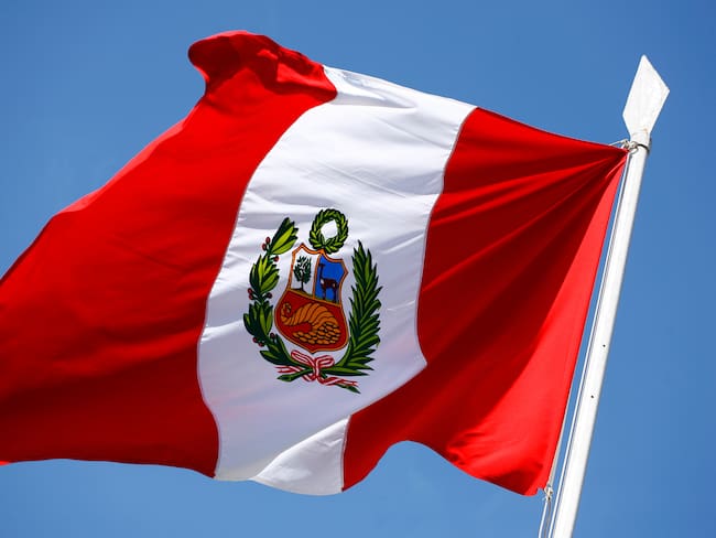 Bandera de Perú, referencia. Foto: Getty Images.