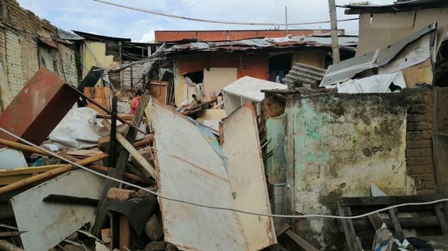 Las emergencias por lluvias han cobrado la vida de tres personas en Cali. Foto: Bomberos de Cali