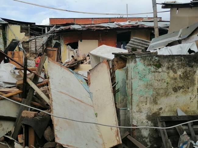 Las emergencias por lluvias han cobrado la vida de tres personas en Cali. Foto: Bomberos de Cali