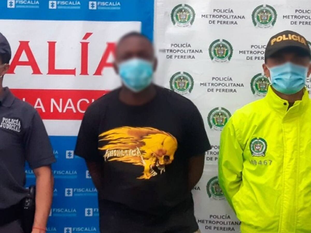 Capturan en Pereira a hombre que golpeó a su esposa hasta causarle la muerte