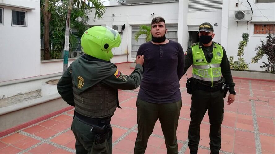 Joven implicado en caso de las paletas de jabón. Foto: Cortesía Policía