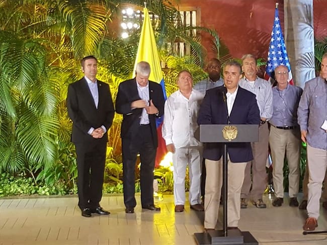 “Este ha sido un esfuerzo compartido, un esfuerzo de corresponsabilidad y de esfuerzos comunes entre Estados Unidos y Colombia”, expresó Duque. Foto: Redacción W Radio
