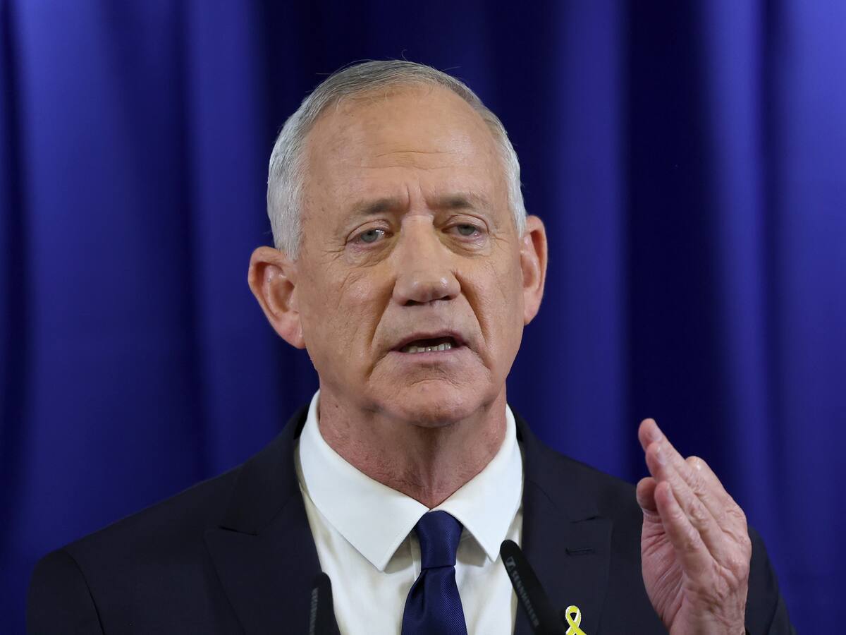 Benny Gantz, ministro de Gabinete de Guerra israelí, dimitió por gestión de Netanyahu