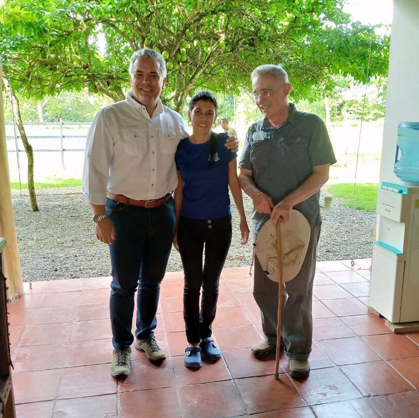 Iván Duque y Álvaro Uribe. Foto: Presidencia