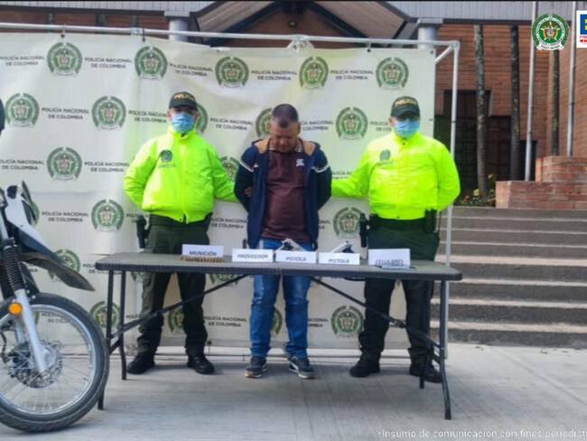 Cárcel para alias ‘Talío’, presunto integrante del Clan de Oriente. Foto: Twitter Fiscalía.