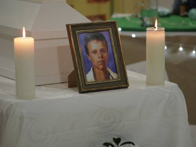 Hicieron entrega digna de uno de los desaparecidos del conflicto armado en Caldas. Crédito: Suministrada.