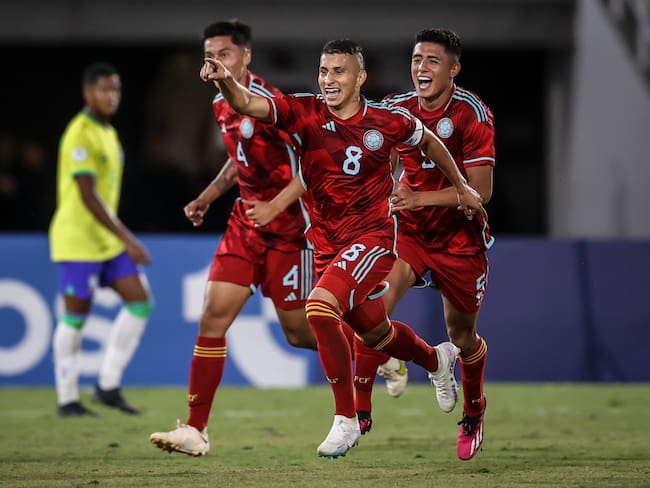 Colombia vs Brasil - Sudamericano Sub-20. Foto: Conmebol