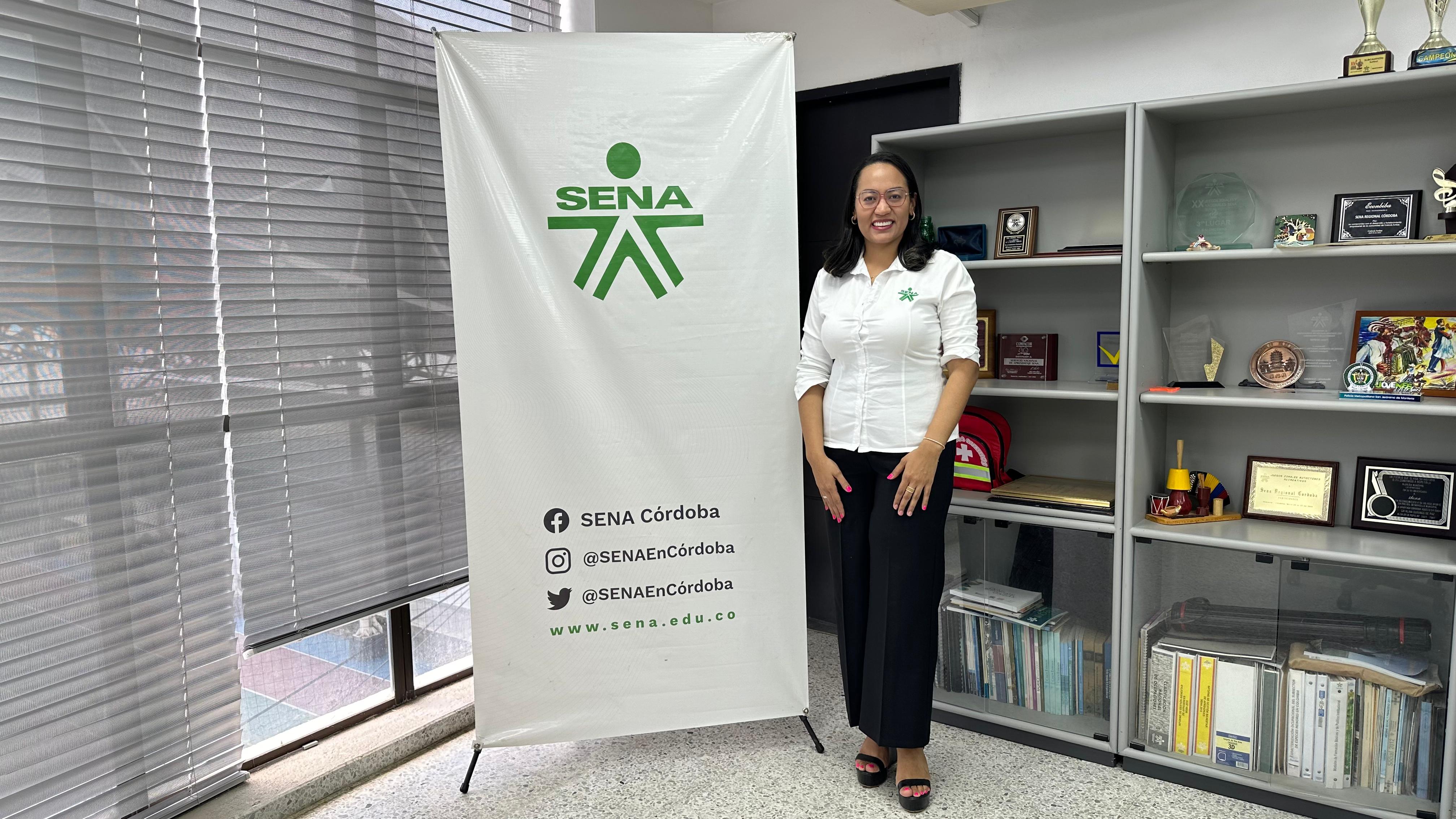 Naviris del Carmen Vega Algarín, nueva directora encargada del Sena. Foto: prensa Sena.