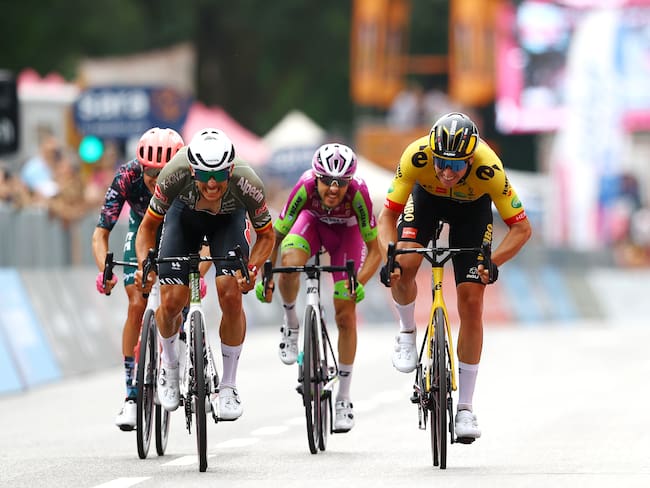 Magnus Cort Nielsen, Dries De Bondt, Davide Gabburo y Edoardo Affini en la etapa 18 del Giro de Italia 2022 (Photo by Michael Steele/Getty Images)