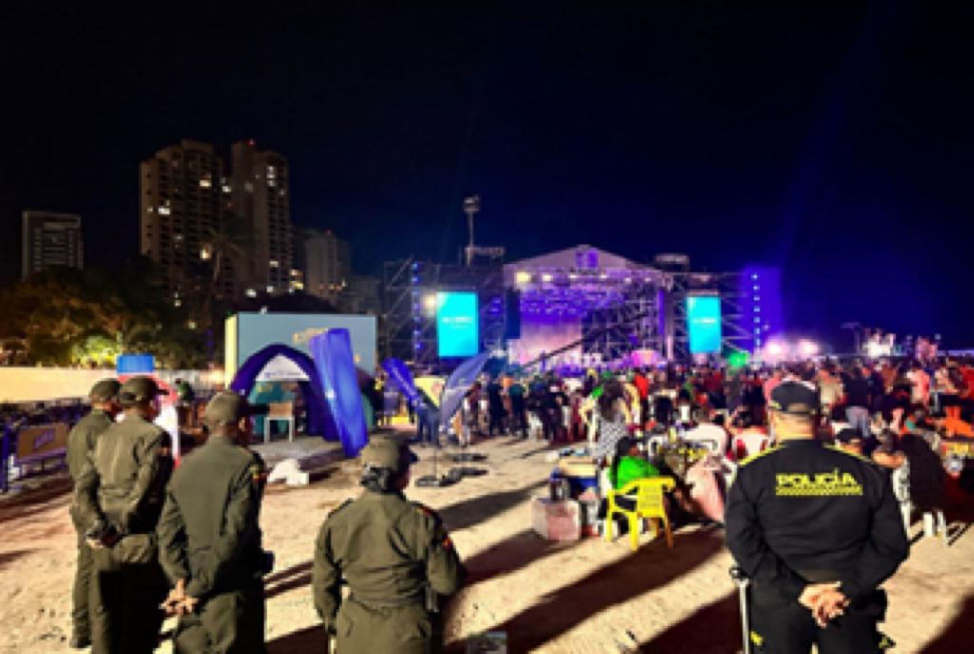 Seguridad en las Fiestas del Mar/ Alcaldía de Santa Marta