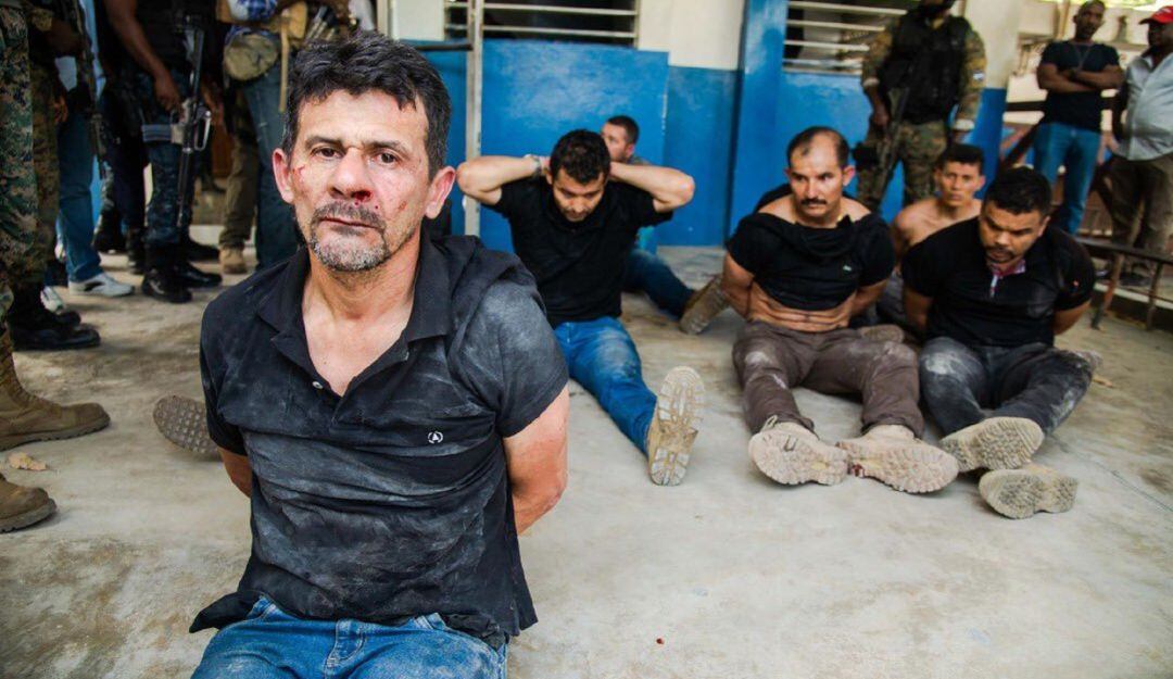 Militares retirados colombianos detenidos en Haití. Foto: Colprensa.