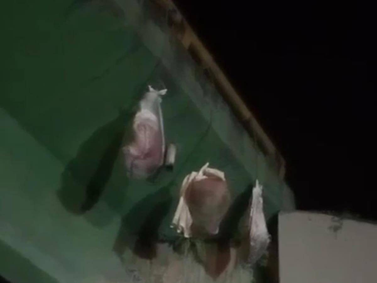 Tres costales colgando de un puente con un cuerpo desmembrado causan terror en el Valle