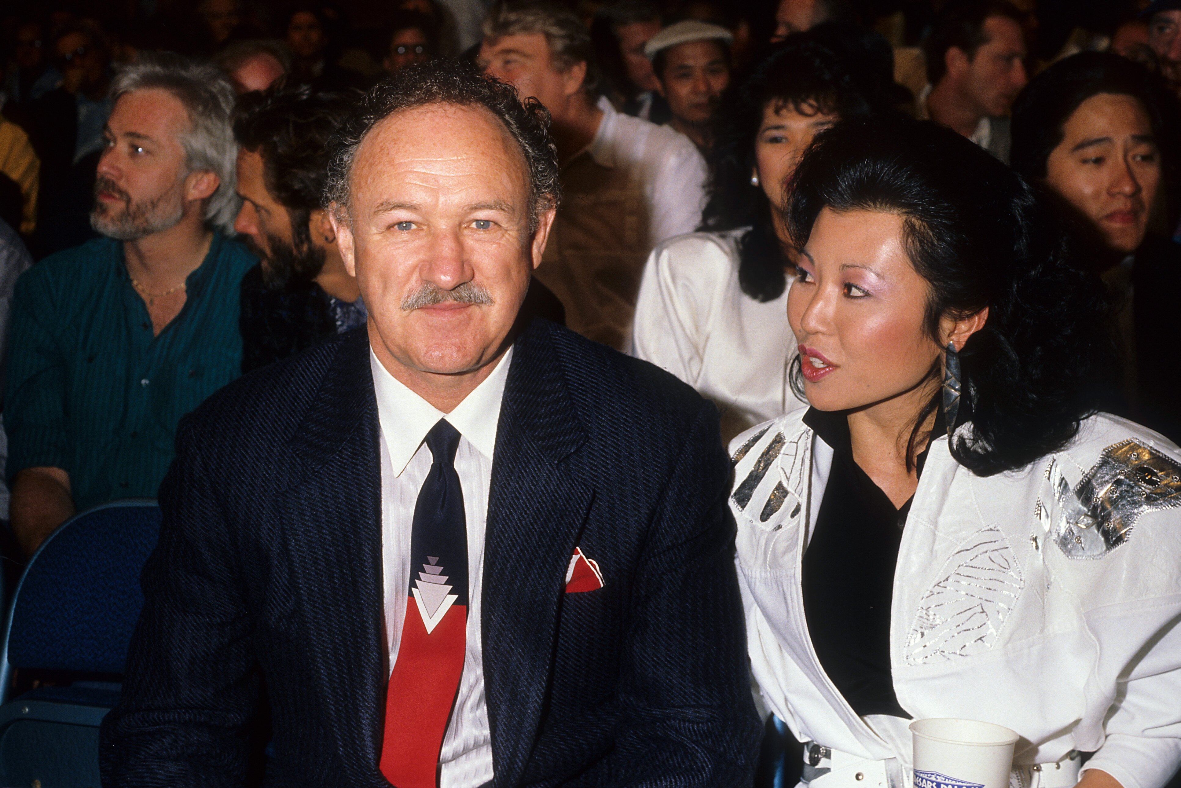 Gene Hackman y Betsy Arakawa. FOTO: Donaldson Collection/Michael Ochs Archives/Getty Images.