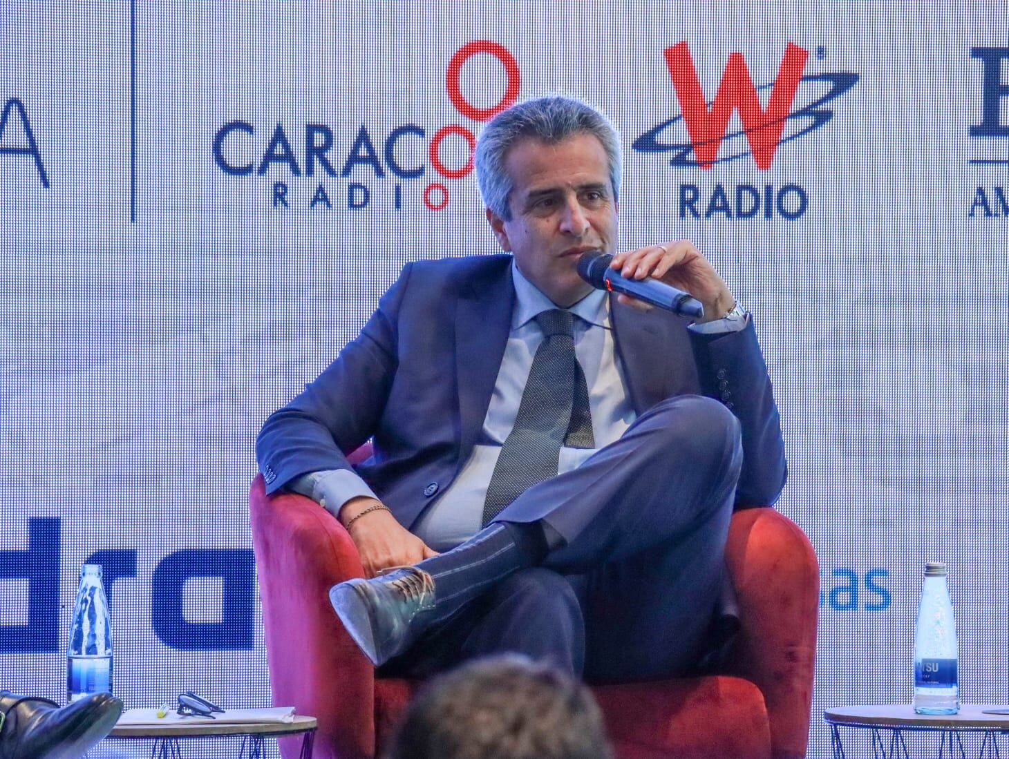 Luis Fernando Velasco, ministro del Interior. Crédito: W Radio.