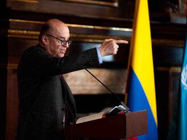 El ministro de Relaciones Exteriores de Colombia, Álvaro Leyva. Foto: Chepa Beltran/Long Visual Press/Universal Images Group a través de Getty Images