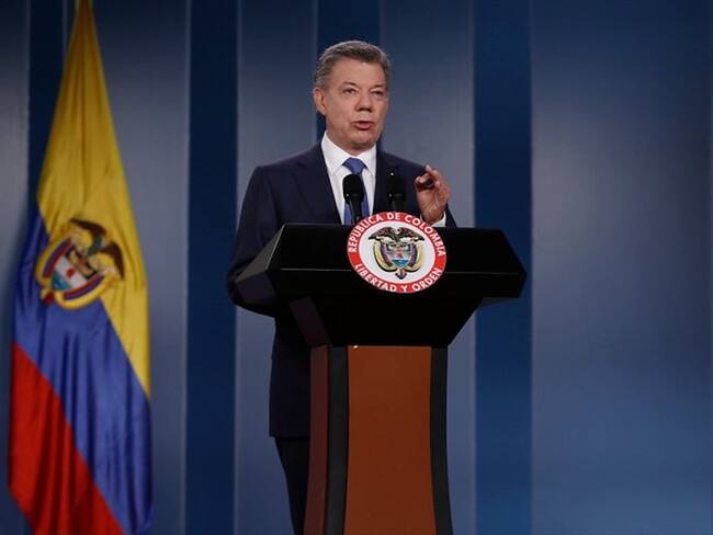 Juan Manuel Santos, presidente de la República. Foto: Colprensa
