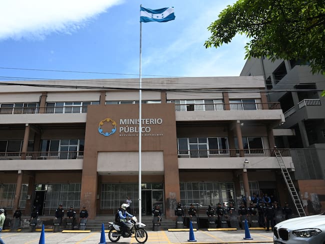 Fiscalía de Honduras. FOTO: Orlando SIERRA/AFP