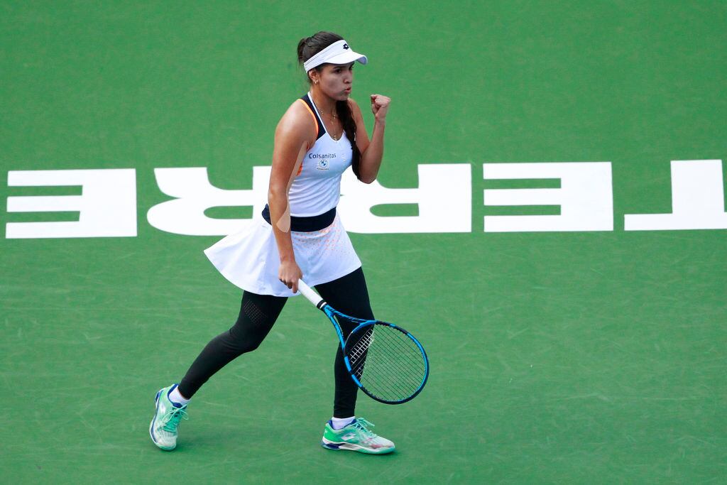 Camila Osorio de Colombia en el GNP Seguros WTA Monterrey Open 2022 (Photo by Gonzalo Gonzalez/Jam Media/Getty Images)