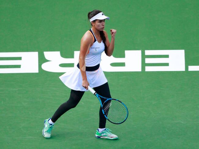 Camila Osorio de Colombia en el GNP Seguros WTA Monterrey Open 2022 (Photo by Gonzalo Gonzalez/Jam Media/Getty Images)